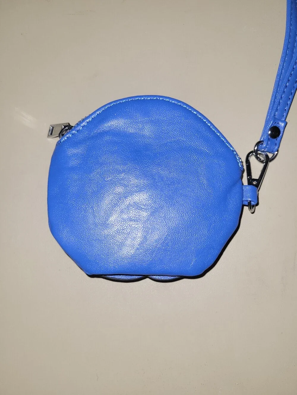 Mellow World Blue Flower Wristlet Coin Purse